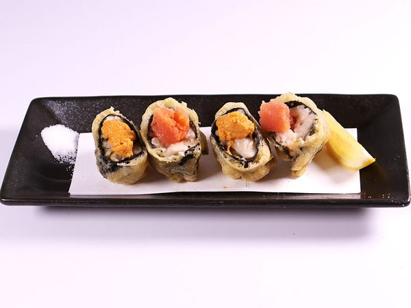 痛風天ぷら（白子・うに・めんたい）